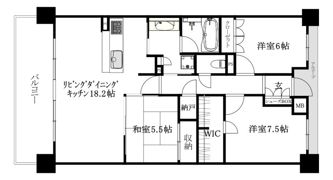 ウェリス南持田緑彩苑の間取り画像