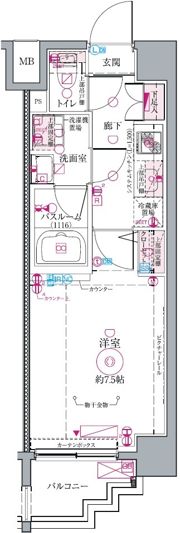 クレヴィスタ代田橋の間取り画像