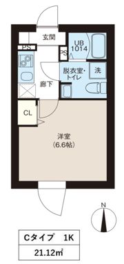 レピュア町屋レジデンスⅡの間取り画像