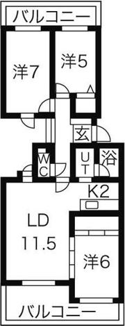 サントアリオデ恵み野の間取り画像