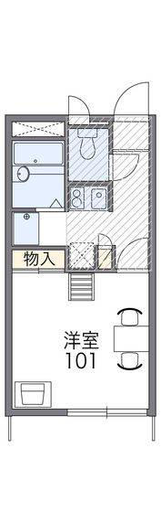 レオパレスアトリオⅡの間取り画像