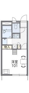 レオパレスアトリオⅡの間取り画像