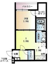 フジパレス兵庫須佐野Ⅰ番館の間取り画像