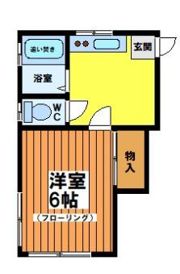 コーポ金子の間取り画像