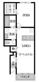 ピース・ブリーゼの間取り画像