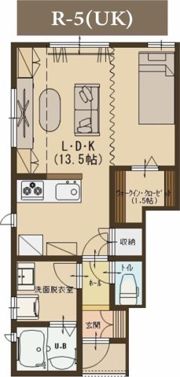ユーソニアン・前川東Fの間取り画像