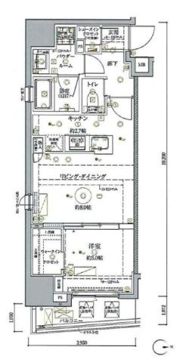 クレイシア秋葉原ラグゼスウィートの間取り画像