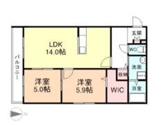 クリアハートの間取り画像