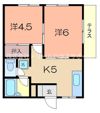 メゾン高部Bの間取り画像