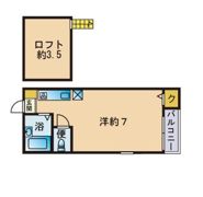 エレガンテ住吉1の間取り画像