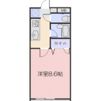 ハイツ八之坪の間取り画像