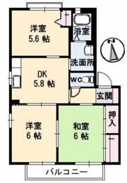 シャイニング テル A棟の間取り画像