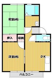ハイツ瀬戸B棟の間取り画像