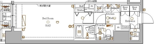 ブレシア銀座イーストの間取り画像