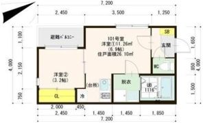 ハーモニーテラス東野狐藪町の間取り画像