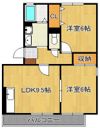 メルベーユ前田の間取り画像