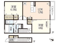 COZY COURT C棟の間取り画像