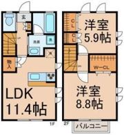 ウィル川宮町の間取り画像