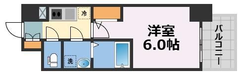 エスリード難波AGREAの間取り画像
