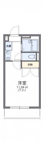 レオパレス葵第2の間取り画像