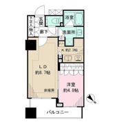 ザ・パークハウスアーバンス東五反田の間取り画像