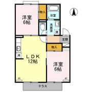 ファームハイツ MⅠ?1-の間取り画像