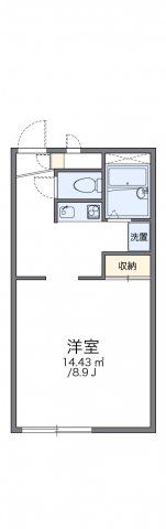 レオパレスルノアールⅠの間取り画像