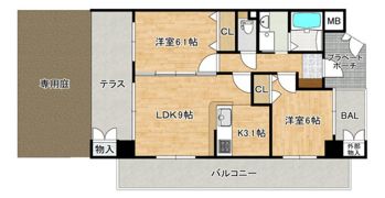 ニューキャッスルタキモトの間取り画像