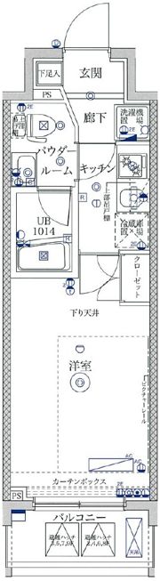 フェルクルールプレスト横浜弘明寺の間取り画像
