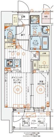 エステムコート新大阪 X VIパルスの間取り画像