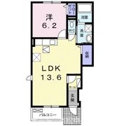 メゾン峰風Ⅲの間取り画像