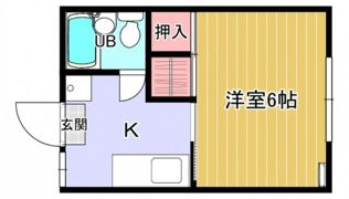 コーポヨシザキの間取り画像