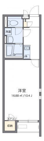 クレイノ西三次Ⅱの間取り画像