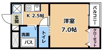 第48長栄レイク唐橋の間取り画像