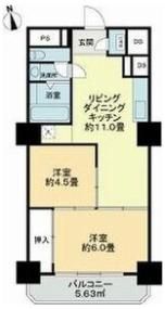 ライオンズマンションちくさの間取り画像