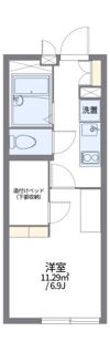 レオパレスシルバ コートの間取り画像