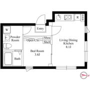 CASA PIAZZA 浅草本所の間取り画像