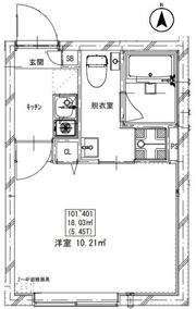 フラシア王子の間取り画像