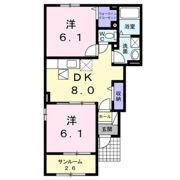 グロリアス山鹿 Ⅱの間取り画像