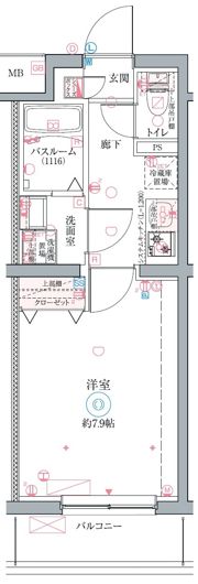 クレヴィスタ立石Ⅱの間取り画像