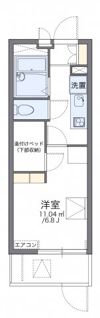 レオパレスグリーンハイツ島崎の間取り画像