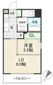 ウィンドシティ根岸の間取り画像