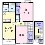 プラシードカーサの間取り画像