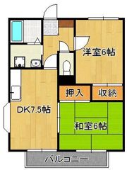ディオール境川の間取り画像