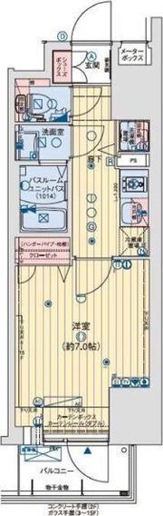 レオンコンフォート大手前ラトゥールの間取り画像