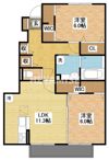 ルピナアサイの間取り画像