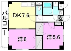 バイオレット・マンションの間取り画像