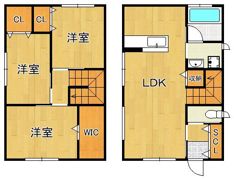柳町戸建の間取り画像