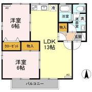 ベイサージュ･22 B棟の間取り画像