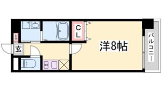 ウエンズ神戸の間取り画像